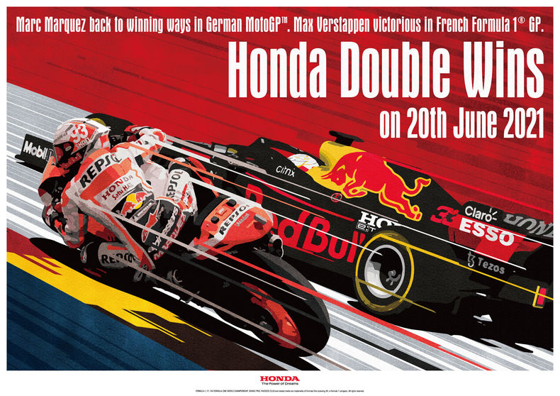 Double win for Honda!